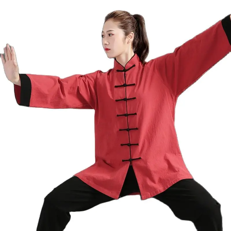 Унисекс, мужская и женская одежда для занятий искусством Тай-Чи, хлопковая, льняная, свободная, с широкими штанинами, рубашка, упражнения кунг-фу, тайцзи, повседневный костюм
Унисекс, мужская и женская одежда для занятий искусством Тай-Чи, хлопковая, льняная, свободная, с широкими штанинами, рубашка, упражнения кунг-фу, тайцзи, повседневный костюм