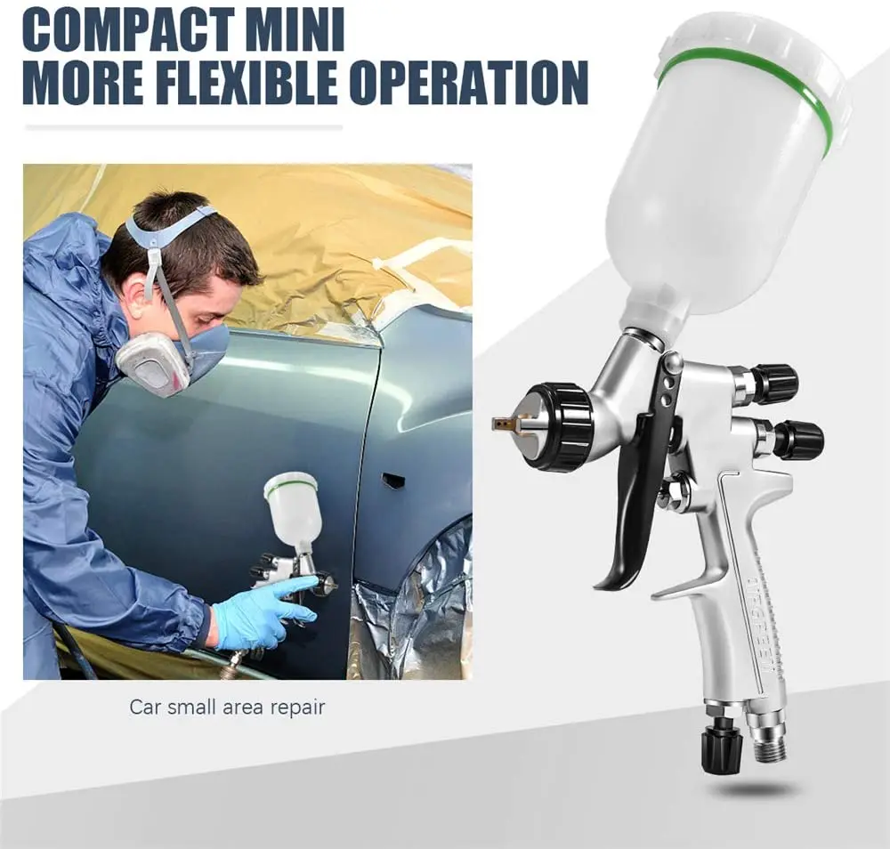 High Atomization Spray Gun 0.8-1mm Precision Spray Gun Paint Sprayer for Automotive Wall Furniture Outdoor Spraying
High Atomization Spray Gun 0.8-1mm Precision Spray Gun Paint Sprayer for Automotive Wall Furniture Outdoor Spraying