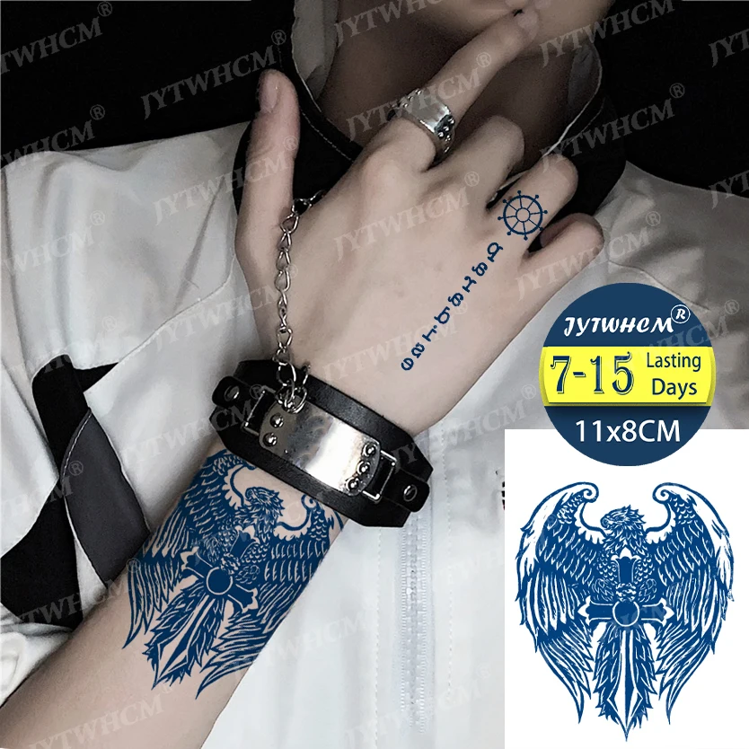 Juice Waterproof Temporary Tattoo Sticker Fake Tattoos Cross Angel Wings Heart Lasting Tattoo Art Flash Male Tattoos Stickers
Juice Waterproof Temporary Tattoo Sticker Fake Tattoos Cross Angel Wings Heart Lasting Tattoo Art Flash Male Tattoos Stickers