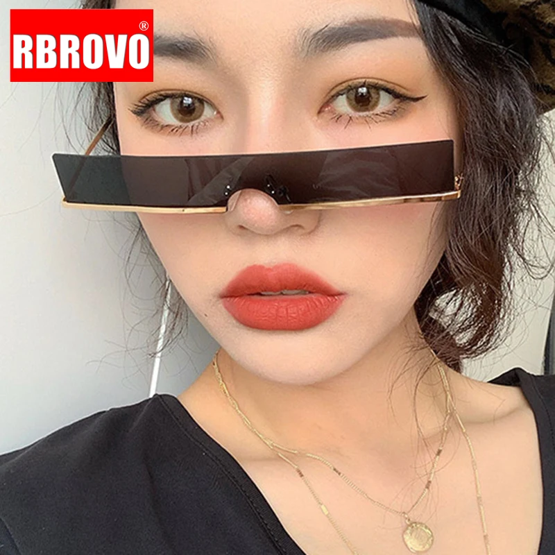 RBROVO Punk Women Sunglasses Small Sun Glasses Women Frameless Glasses Luxury Brand Designer Sunglasses Women Hip Hop Okulary
RBROVO Punk Women Sunglasses Small Sun Glasses Women Frameless Glasses Luxury Brand Designer Sunglasses Women Hip Hop Okulary