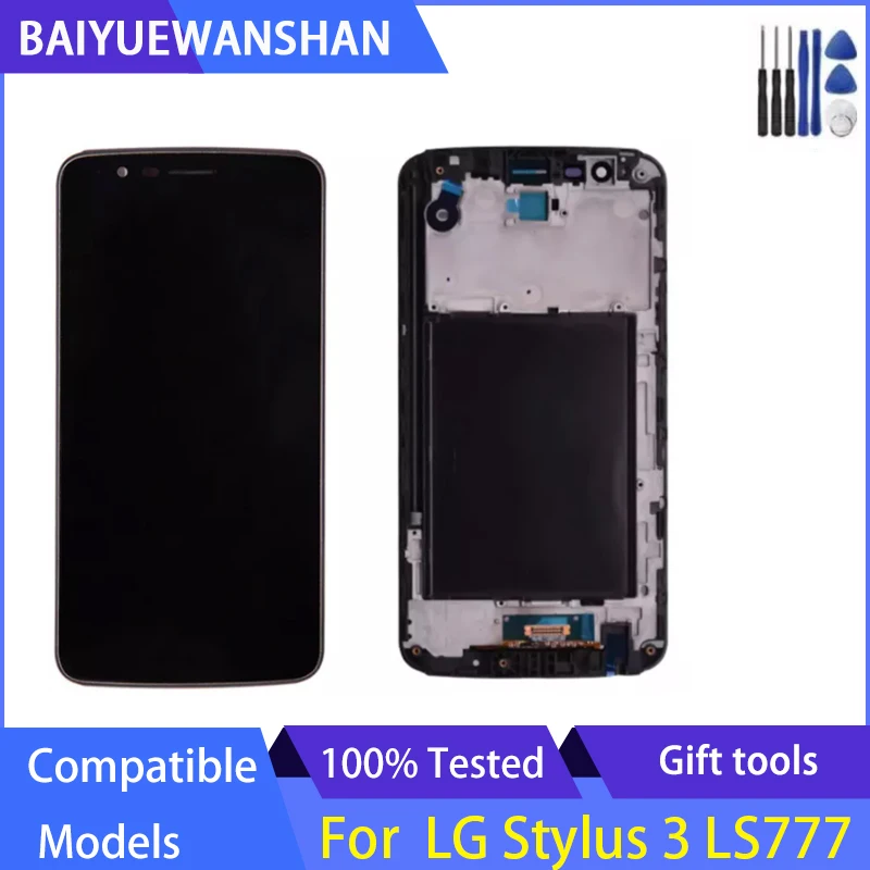 ЖК-дисплей 5,7 дюйма для LG Stylus 3 LS777 M400 M400DF M400N M400F M400Y с рамкой
ЖК-дисплей 5,7 дюйма для LG Stylus 3 LS777 M400 M400DF M400N M400F M400Y с рамкой