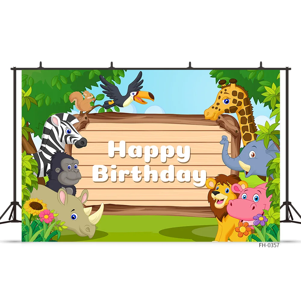 Custom Name Jungle Forest Wild Animal Safari Party For Photo Studio Backdrop Newborn Baby Shower Birthday Photography Background
Custom Name Jungle Forest Wild Animal Safari Party For Photo Studio Backdrop Newborn Baby Shower Birthday Photography Background