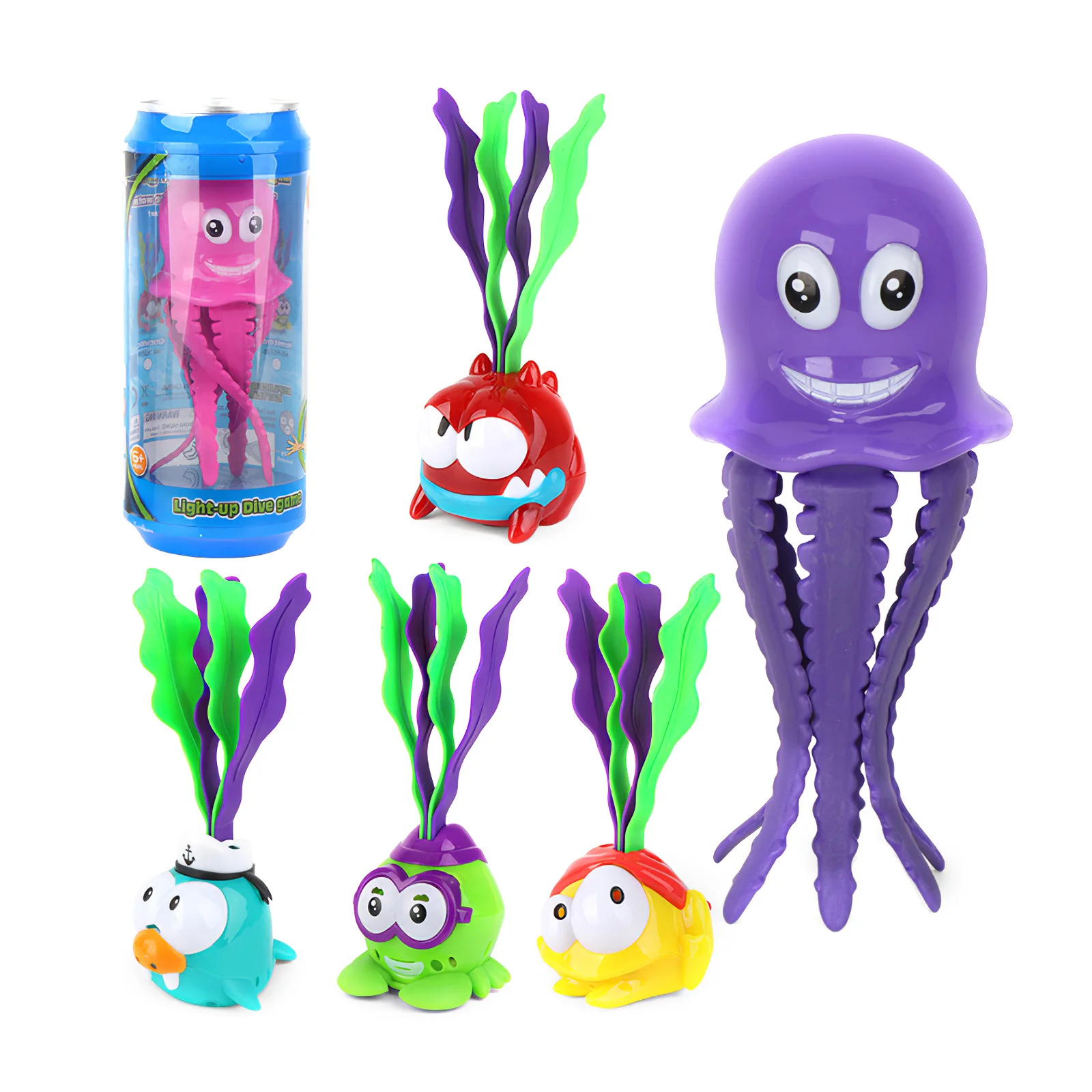 3pcs Light Up Diving Toy Seaweed Diving Toy ABS Material Diving Training Aquatic Parent-Child Interaction For 1-6years Old Kid
3pcs Light Up Diving Toy Seaweed Diving Toy ABS Material Diving Training Aquatic Parent-Child Interaction For 1-6years Old Kid
