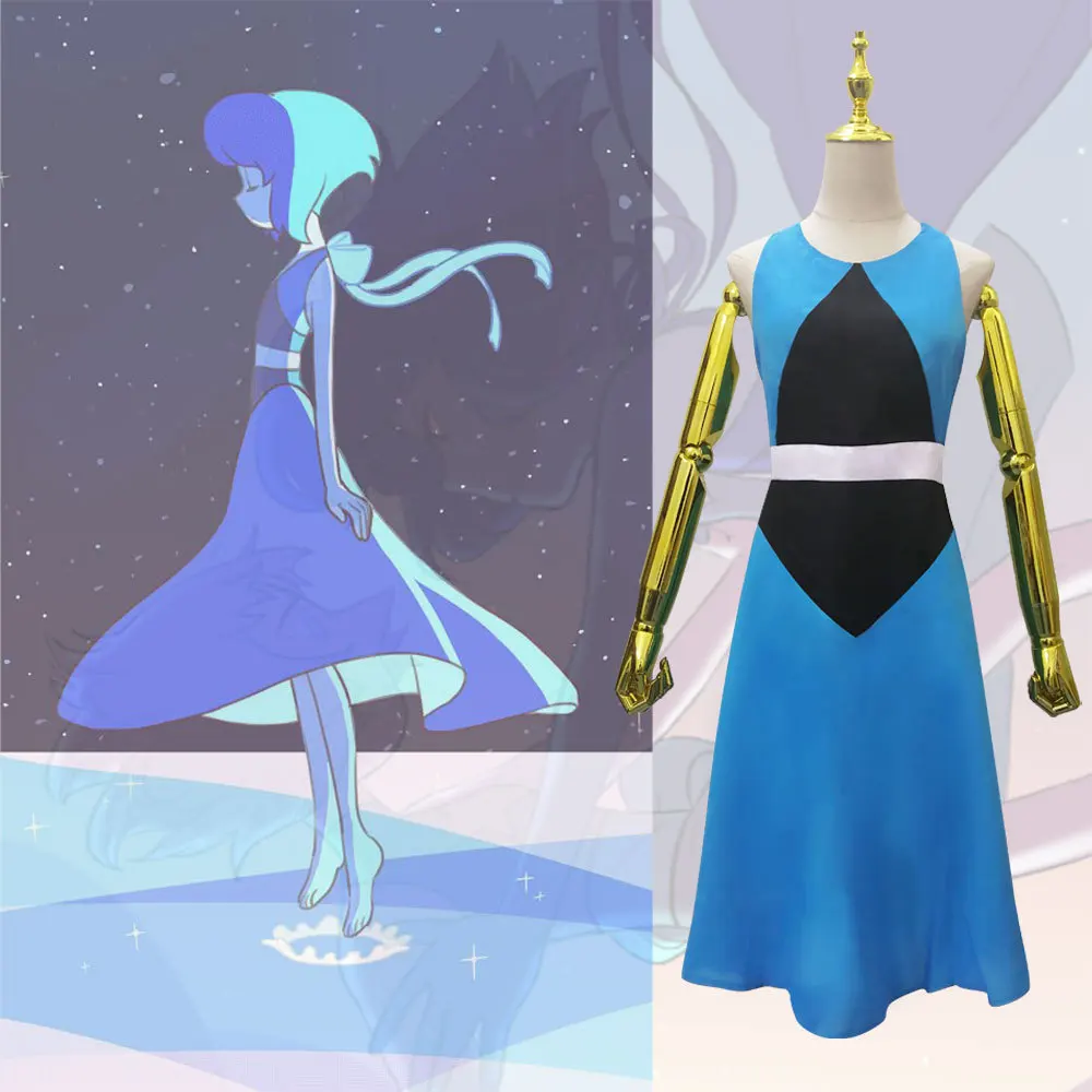 Cosplaydiy Steven universe Lapis Cosplay Costume Women Girl Blue Dress Sexy Skirt Dresses Party Halloween Skirt Custom Made
Cosplaydiy Steven universe Lapis Cosplay Costume Women Girl Blue Dress Sexy Skirt Dresses Party Halloween Skirt Custom Made