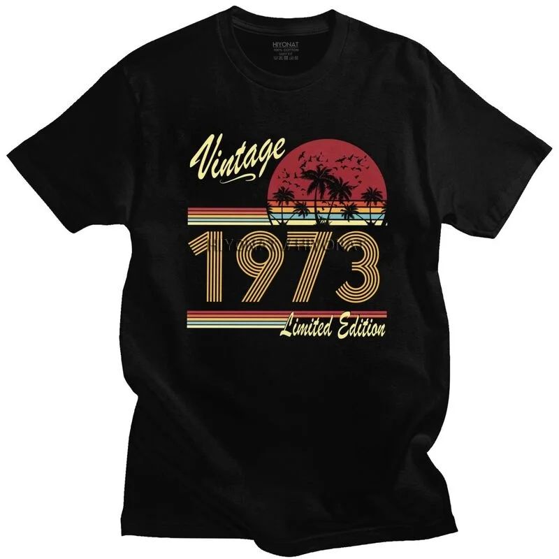 2021 Summer Men's T-shirt VINTAGE 1973 Letter Printing Pattern Loose Cotton O Short-sleeved High-quality Hip-hop Men's T-shirt
2021 Summer Men's T-shirt VINTAGE 1973 Letter Printing Pattern Loose Cotton O Short-sleeved High-quality Hip-hop Men's T-shirt