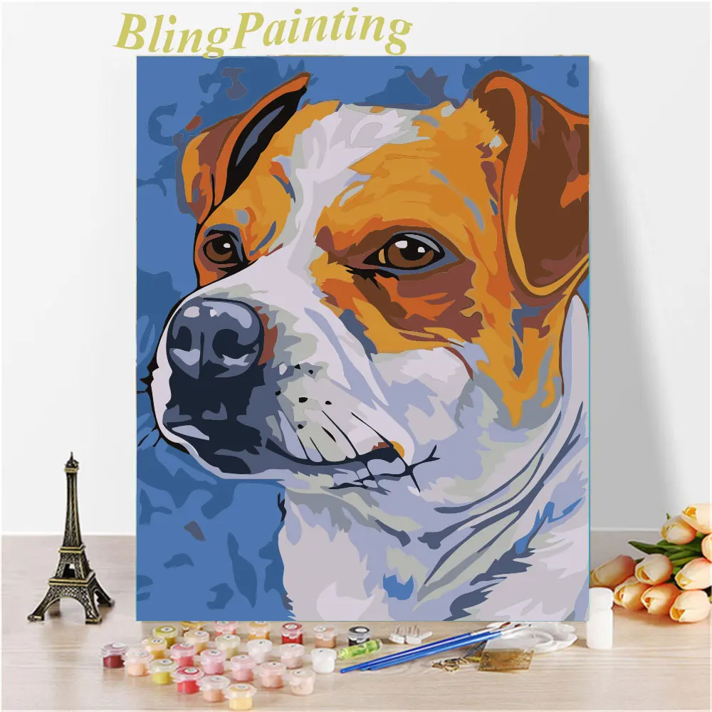 Oil Painting By Numbers Dogs On Canvas For Adults Kids Handpainted Acrylic Paint Kit Picture Wall Art Home Decor DIY Frame Gift
Oil Painting By Numbers Dogs On Canvas For Adults Kids Handpainted Acrylic Paint Kit Picture Wall Art Home Decor DIY Frame Gift