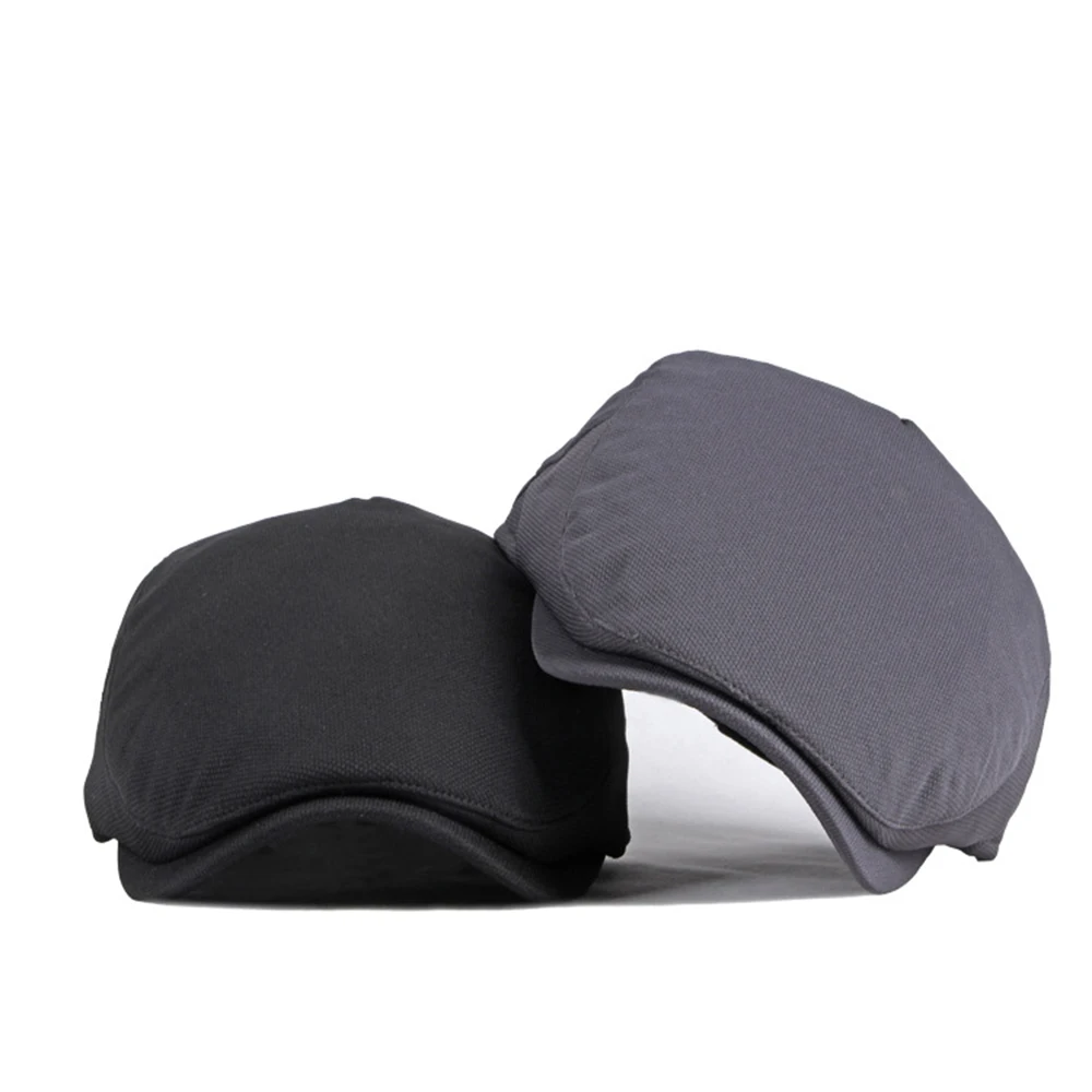 2021 черные Fedoras Casquette Homme Brand Роскошные шапки для мужчин Gorras Hombre плоская кепка Bere Baret