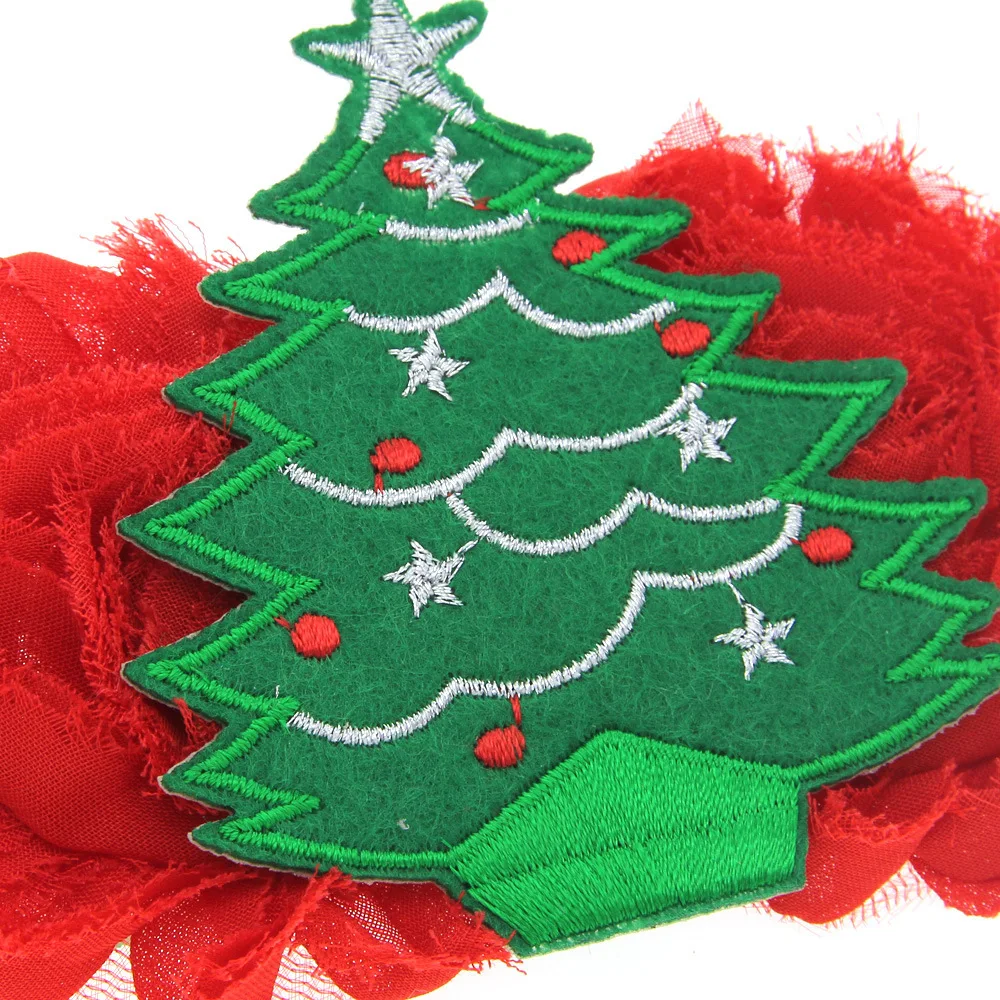 Christmas Day Children's Hairband Christmas Tree Raw Edge Flower Elastic Baby Headband
Christmas Day Children's Hairband Christmas Tree Raw Edge Flower Elastic Baby Headband