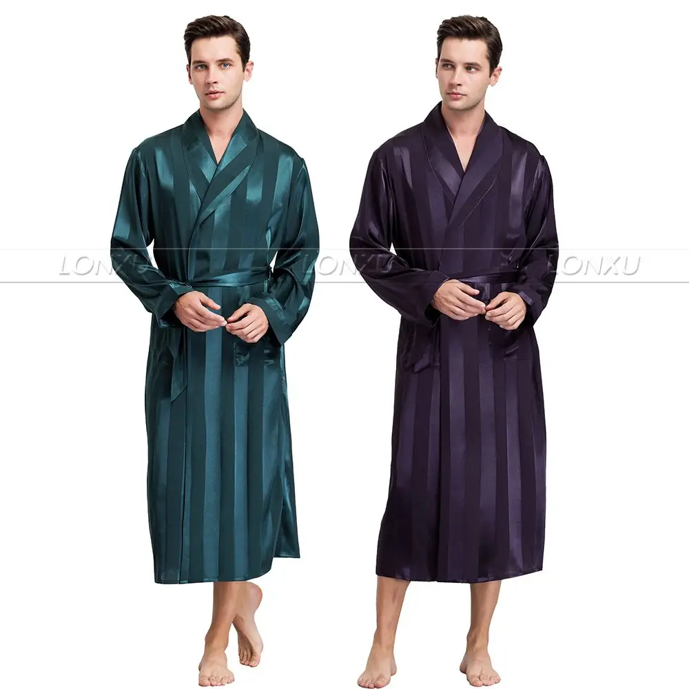 Mens Silk Satin Pajamas Sleepwear Robe Robes Bathrobe Nightgown S~3XL__For XMAS Gifts
Mens Silk Satin Pajamas Sleepwear Robe Robes Bathrobe Nightgown S~3XL__For XMAS Gifts