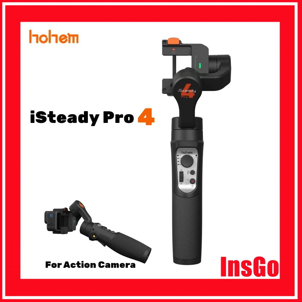 Hohem iSteady Pro 4 брызгозащищенный 3-осевой стабилизатор для экшн-камеры GoPro Hero 10/9/8/7/6/5/4 DJI OSMO Action Insta360
Hohem iSteady Pro 4 брызгозащищенный 3-осевой стабилизатор для экшн-камеры GoPro Hero 10/9/8/7/6/5/4 DJI OSMO Action Insta360