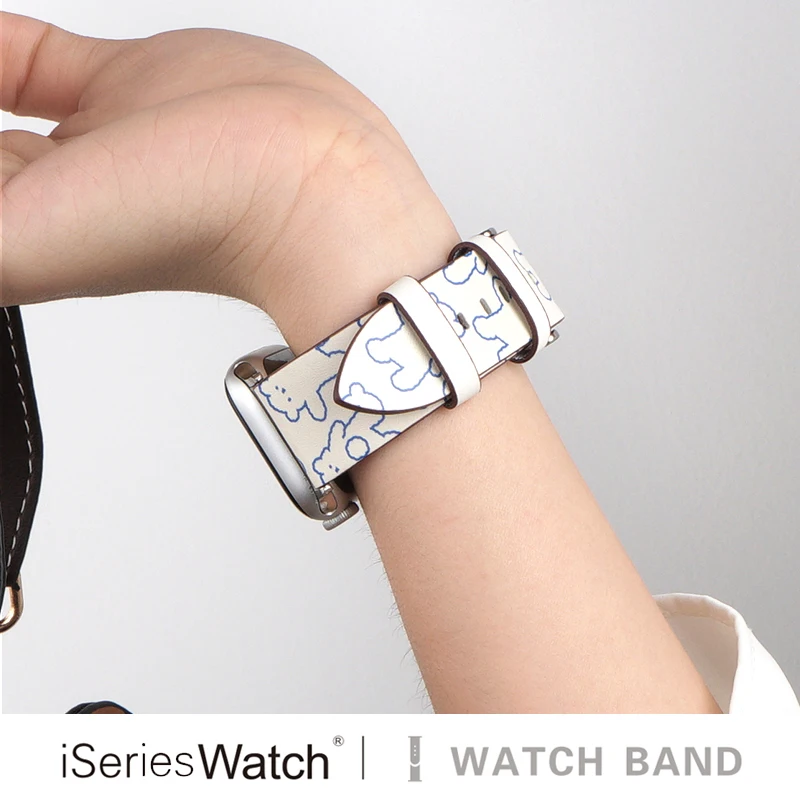 Brand Strap for Apple watch Band 44mm 38mm 40mm 42mm iwatch series 3 4 5 SE 6 Fashion bracelet correa apple watch Luxury band
Brand Strap for Apple watch Band 44mm 38mm 40mm 42mm iwatch series 3 4 5 SE 6 Fashion bracelet correa apple watch Luxury band