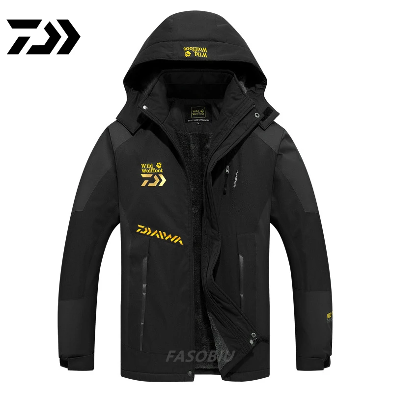 2021 Daiwa Outdoor Men's Outdoor Fishing Jacket Suit Windproof Cold Resistant Plush Thickening Mountaineering Fishing Jacket
2021 Daiwa Outdoor Men's Outdoor Fishing Jacket Suit Windproof Cold Resistant Plush Thickening Mountaineering Fishing Jacket