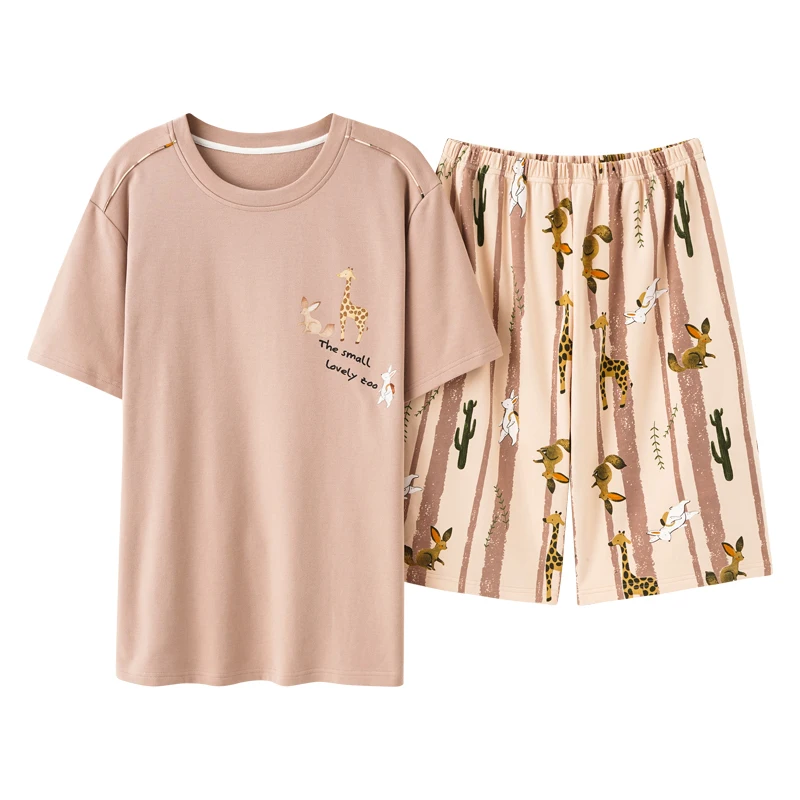 Plus Size Couple Pajamas Set Pink Cotton Kawaii Women Ruffle Sleepwear Cartoon Short Sleeve Men Homewear Two-piece Suit Pajamas
Plus Size Couple Pajamas Set Pink Cotton Kawaii Women Ruffle Sleepwear Cartoon Short Sleeve Men Homewear Two-piece Suit Pajamas