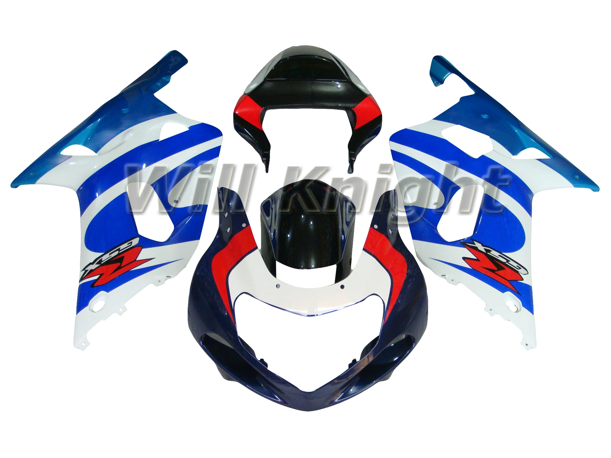 Body Kit for Suzuki GSXR600 GSXR750 2001 2002 2003 Blue White Black ABS Motorcycle Fairings
Body Kit for Suzuki GSXR600 GSXR750 2001 2002 2003 Blue White Black ABS Motorcycle Fairings