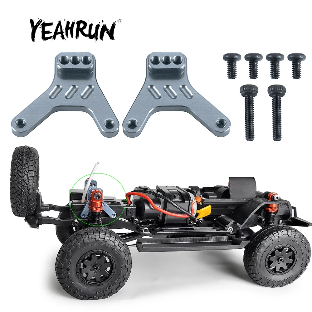 YEAHRUN CNC Aluminum Alloy Rear Shock Towers Mount for Kyosho Jimny 1/18 RC Crawler Car Upgrade Parts Accessories
YEAHRUN CNC Aluminum Alloy Rear Shock Towers Mount for Kyosho Jimny 1/18 RC Crawler Car Upgrade Parts Accessories