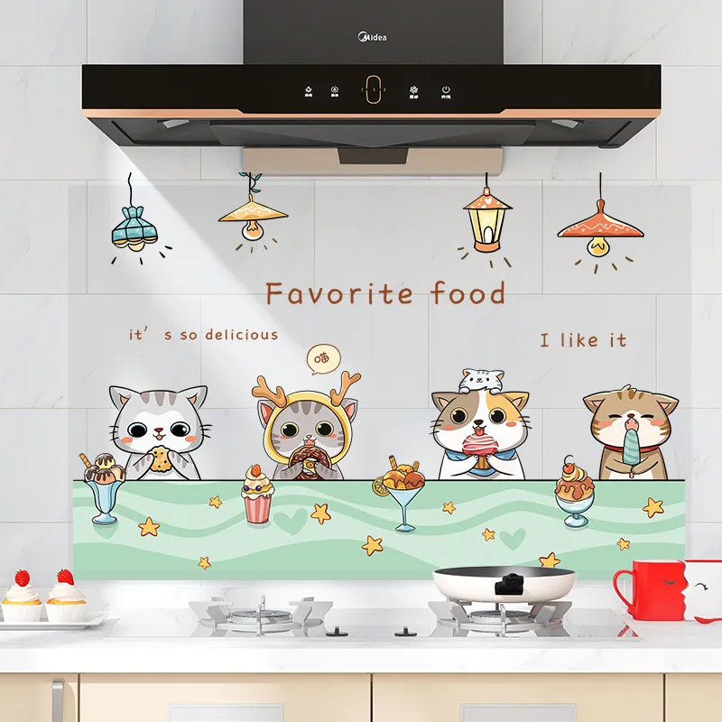 Kitchen Household Waterproof Smoke Wallpaper High Temperature Resistant Fireproof PVC Decals Kitchen Tile Wall Stickers
Kitchen Household Waterproof Smoke Wallpaper High Temperature Resistant Fireproof PVC Decals Kitchen Tile Wall Stickers
