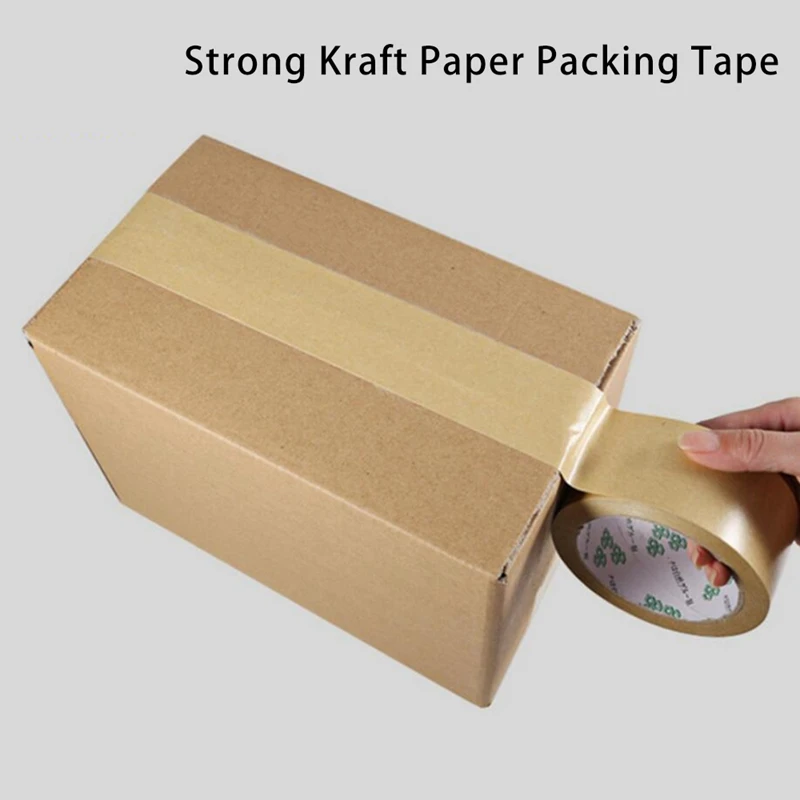 6 Rolls Kraft Paper Packaging Tape - Strong, Heavy Duty and Secure Adhesive Tape for Large Parcels and Boxes
6 Rolls Kraft Paper Packaging Tape - Strong, Heavy Duty and Secure Adhesive Tape for Large Parcels and Boxes