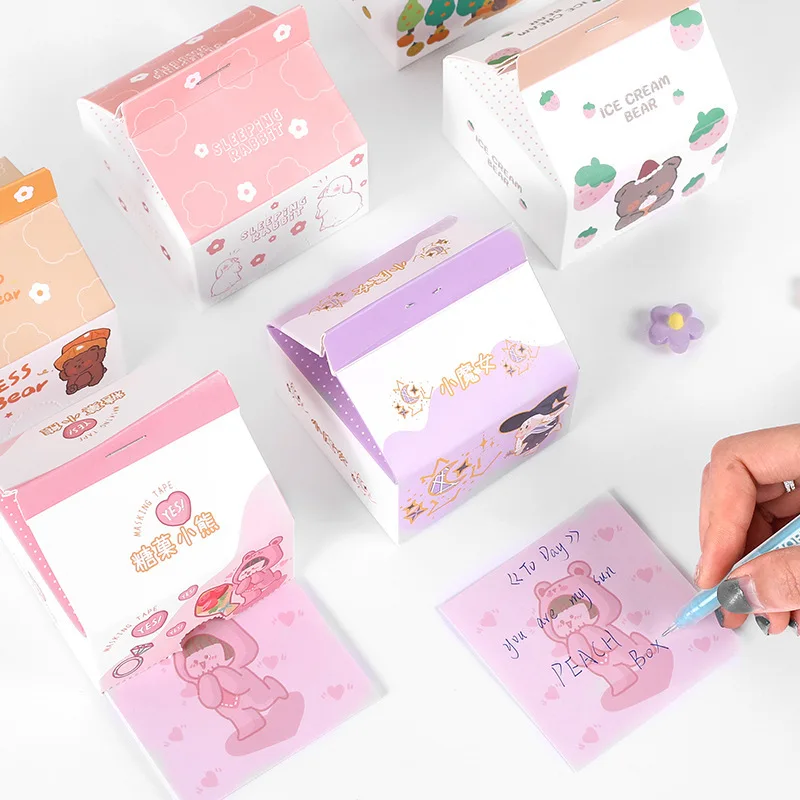 201 Sheet/set Cartoon Memo Pad Notes Creative Milk Box Tear To Do List Daily N Time Sticky Notepad School Office Cute Stationery
201 Sheet/set Cartoon Memo Pad Notes Creative Milk Box Tear To Do List Daily N Time Sticky Notepad School Office Cute Stationery