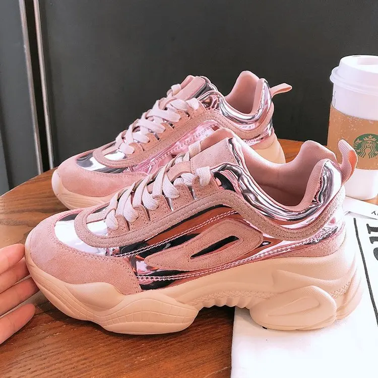 XEK NEW Women Chunky Sneakers Platform Shoes Woman Casual Footwear Female Pink Sneaker Dad Shoes trainers basket femme YYJ71
XEK NEW Women Chunky Sneakers Platform Shoes Woman Casual Footwear Female Pink Sneaker Dad Shoes trainers basket femme YYJ71