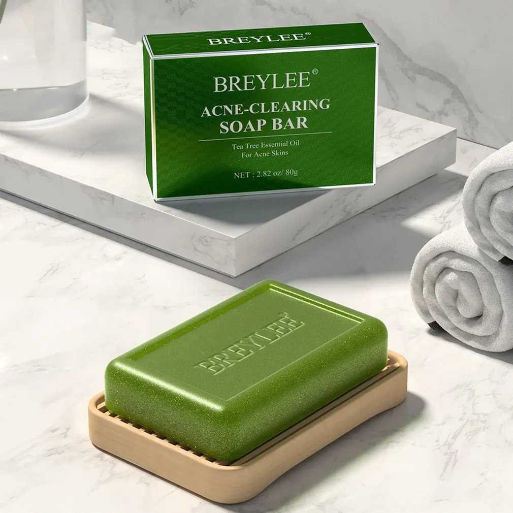 BREYLEE Acne Essential Oil Soap Eliminate Blackheads Pore Deep Cleansing Care Facial Bar Soap Dry Face & Body Care
BREYLEE Acne Essential Oil Soap Eliminate Blackheads Pore Deep Cleansing Care Facial Bar Soap Dry Face & Body Care