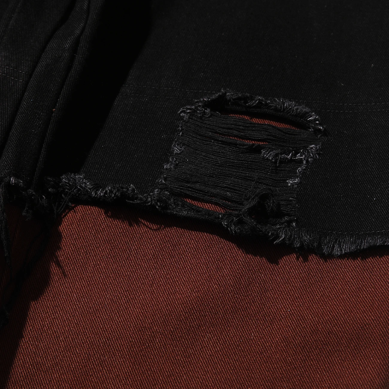 Retro Denim Trousers Stitching Hit Color Ripped Holes Streetwear Jeans Harajuku Hip-hop Pants Jogger Me
Retro Denim Trousers Stitching Hit Color Ripped Holes Streetwear Jeans Harajuku Hip-hop Pants Jogger Me