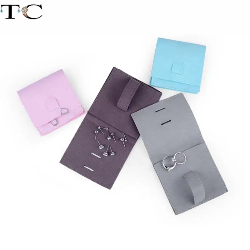 Delicate Thicken Jewelry Flannel Bag Flip Earring Necklace Storage Printed Logo Square Gift Packaging Bags for Business
Delicate Thicken Jewelry Flannel Bag Flip Earring Necklace Storage Printed Logo Square Gift Packaging Bags for Business
