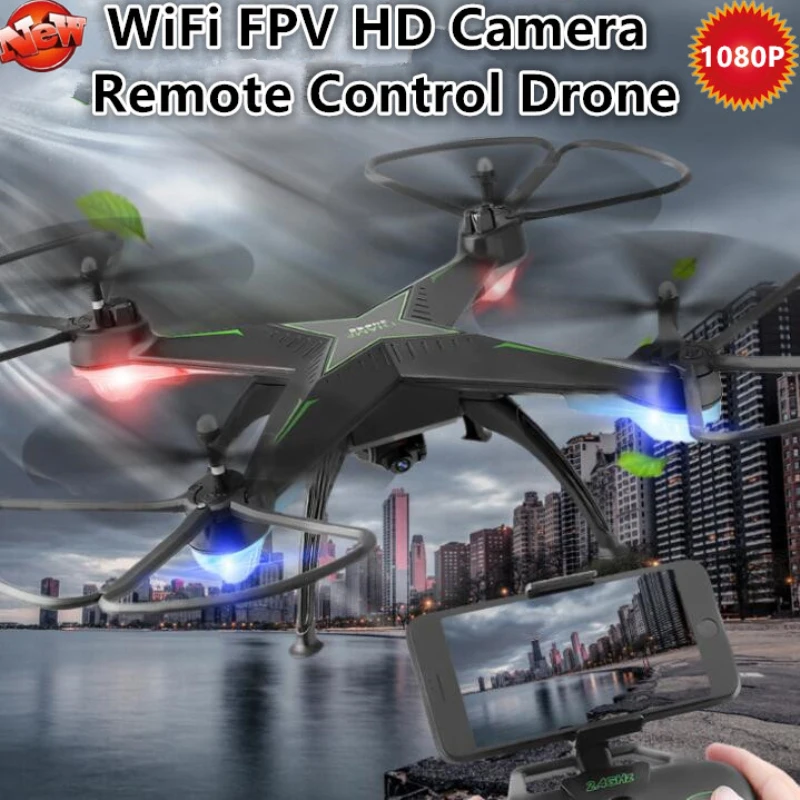 Professional Aerial Photography Remote Control Drone 2.4G WIFI FPV 1080P HD Definition Camera 6-Axis Gyro 360 Degree Roll RC Toy
Professional Aerial Photography Remote Control Drone 2.4G WIFI FPV 1080P HD Definition Camera 6-Axis Gyro 360 Degree Roll RC Toy