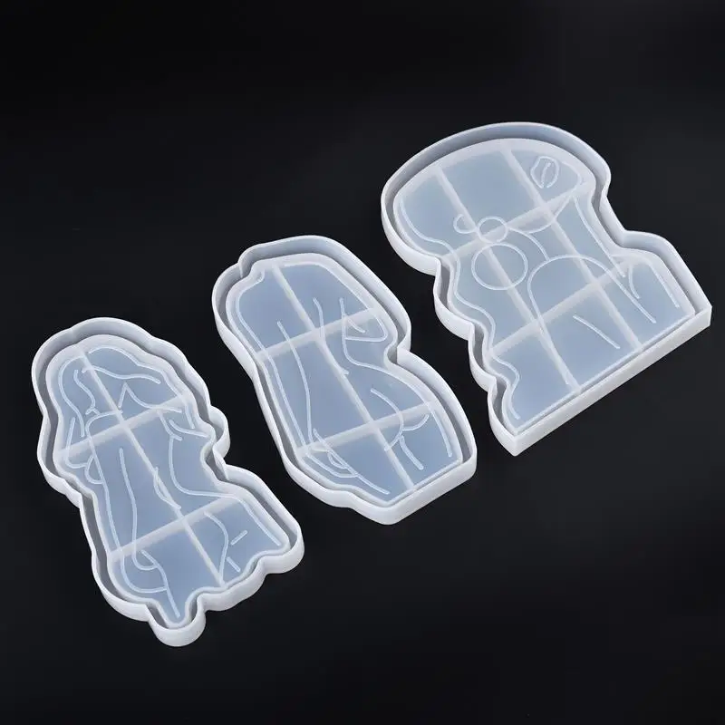 DIY Crystal Epoxy Resin Tray Coaster Silicone Mold Girl Model Body Abstract Plate Mirror Casting Mold Resin Mould
DIY Crystal Epoxy Resin Tray Coaster Silicone Mold Girl Model Body Abstract Plate Mirror Casting Mold Resin Mould