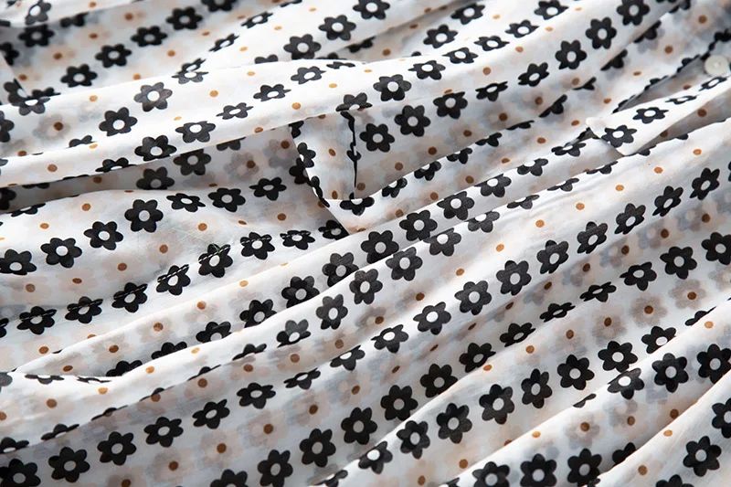 New White bottom small flower silk dress women's thin medium length temperament flower dress shirt
New White bottom small flower silk dress women's thin medium length temperament flower dress shirt