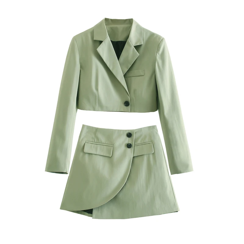 Skirt Suits Women England style Navel Exposed Short Empire Blazer Feminino Femme Two Piece Set Sold Separately Women's Costumes
Skirt Suits Women England style Navel Exposed Short Empire Blazer Feminino Femme Two Piece Set Sold Separately Women's Costumes