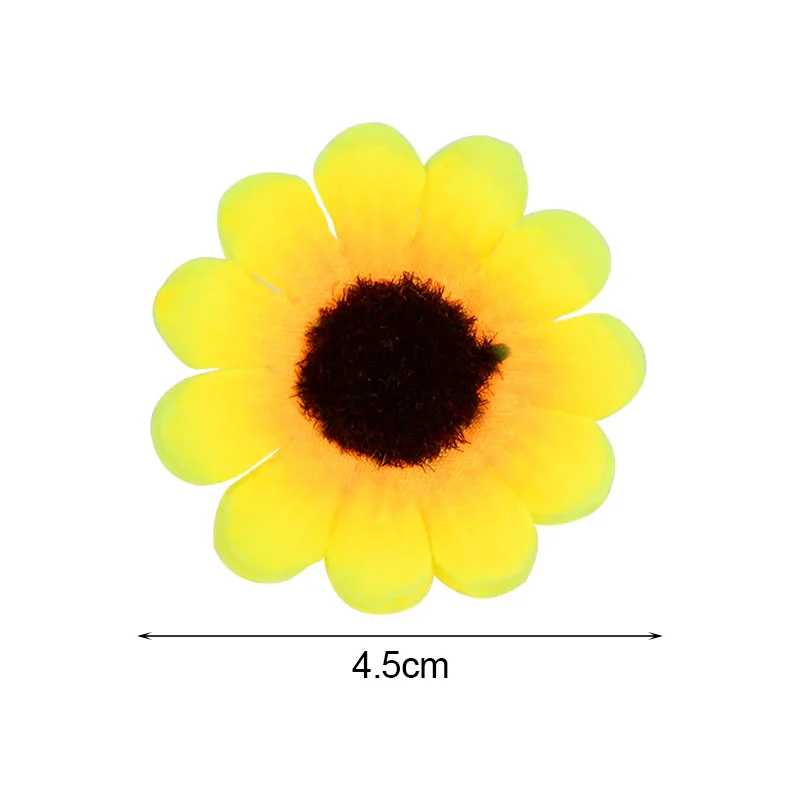 50pcs 4.5cm Sunflower Head Artificial Flowers Multicolor Mini Flower For Wedding Decoration Home Room Decor Scrapbook DIY crafts
50pcs 4.5cm Sunflower Head Artificial Flowers Multicolor Mini Flower For Wedding Decoration Home Room Decor Scrapbook DIY crafts