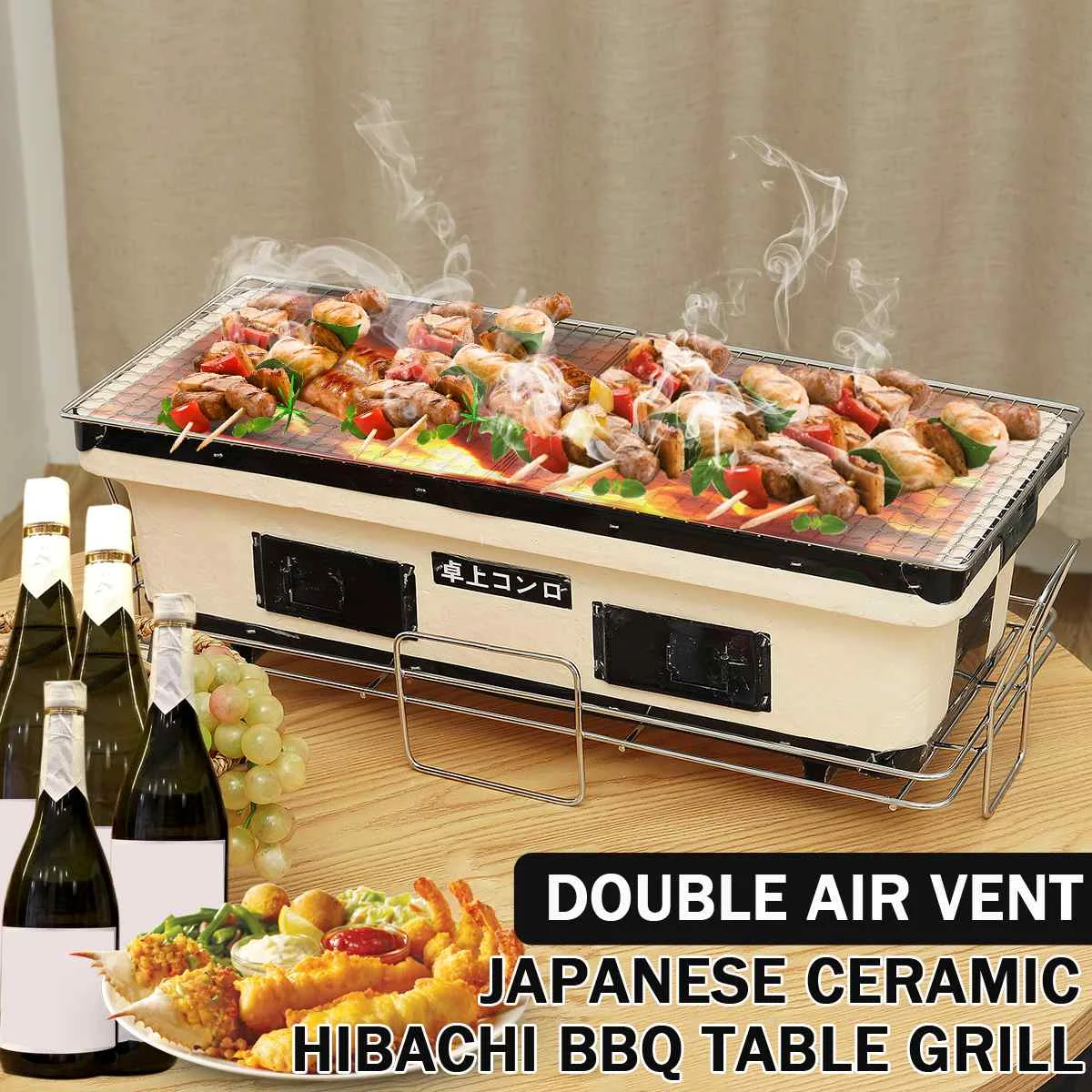 Корейская японская керамическая печь для приготовления пищи Hibachi, печь для барбекю, печь для приготовления пищи, гриль, бытовые Грили для ба...
Корейская японская керамическая печь для приготовления пищи Hibachi, печь для барбекю, печь для приготовления пищи, гриль, бытовые Грили для ба...