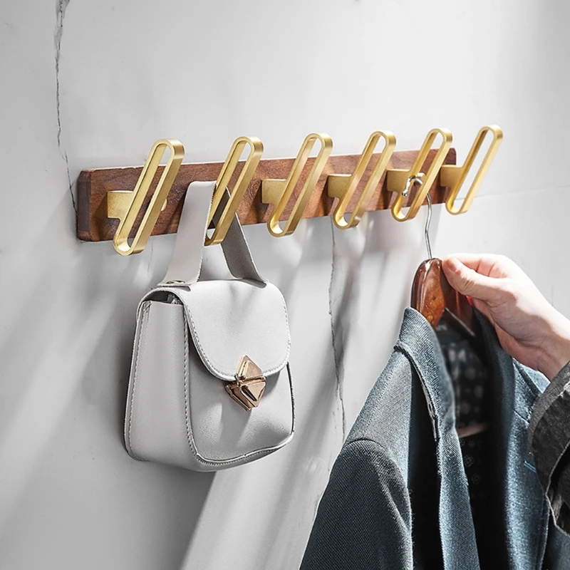 Wooden Wall Mounted Hanger Multi Metal Hooks Coat Rack Durable Clothes Pegs H051
Wooden Wall Mounted Hanger Multi Metal Hooks Coat Rack Durable Clothes Pegs H051