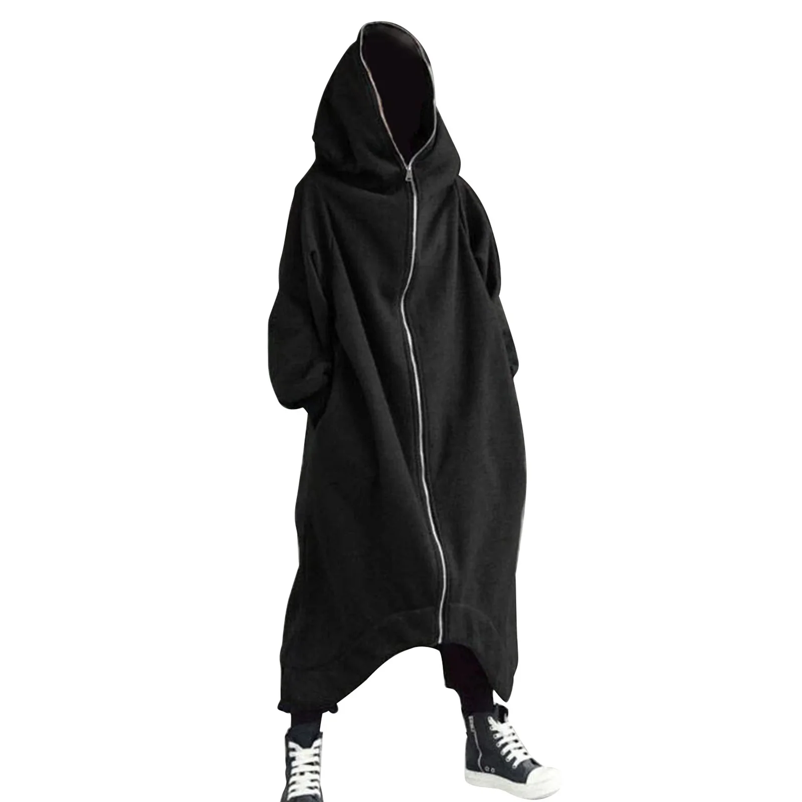 Unisex Long Sleeve Hooded Nazgul Long Coat Zipper Closure Fleece Lined Long Hoodie K2
Unisex Long Sleeve Hooded Nazgul Long Coat Zipper Closure Fleece Lined Long Hoodie K2