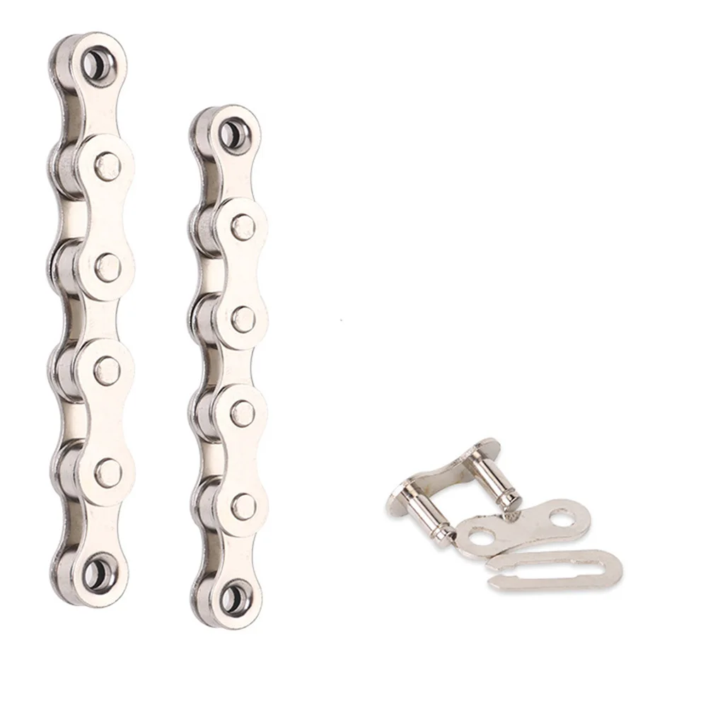 Bicycle Single Speed Chain Folding Bike Dead Fly Chain High Strength Chains 1/2 X 1/8 Inch 114 Sessions Silver Cycling Parts
Bicycle Single Speed Chain Folding Bike Dead Fly Chain High Strength Chains 1/2 X 1/8 Inch 114 Sessions Silver Cycling Parts
