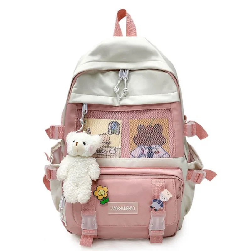 Women Patchwork Casual Simple Retro Harajuku Schoolbags Students Couples Waterproof Backpack Trend Cute Preppy School Backpacks
Women Patchwork Casual Simple Retro Harajuku Schoolbags Students Couples Waterproof Backpack Trend Cute Preppy School Backpacks