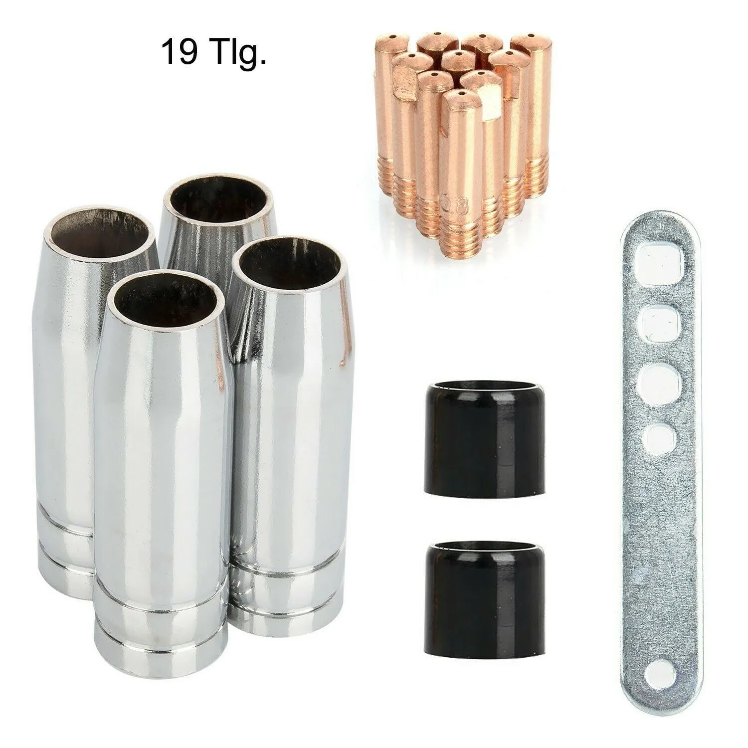 Wear Parts Set MB15/150 Gas Nozzle MIG/MAG Nozzle Holder With 0.8 Mm Nozzle Torch Gun Hard Chrome Plated With High Quality Mater
Wear Parts Set MB15/150 Gas Nozzle MIG/MAG Nozzle Holder With 0.8 Mm Nozzle Torch Gun Hard Chrome Plated With High Quality Mater