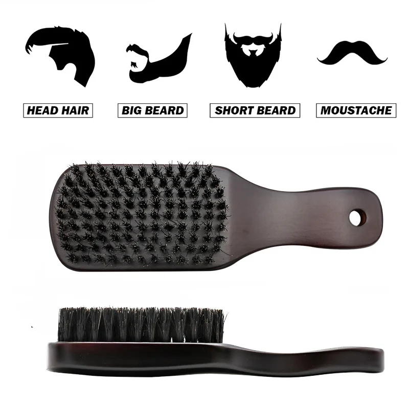 Men Boar Bristle Mustache Portable Brush Wood Handle Men's Beard Brush Comb Facial Beard Cleaning Styling Brush
Men Boar Bristle Mustache Portable Brush Wood Handle Men's Beard Brush Comb Facial Beard Cleaning Styling Brush