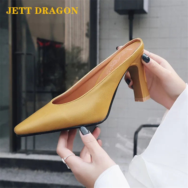 JETT/женские шлепанцы с драконом; Обувь на очень высоком каблуке с острым носком на толстом каблуке; Коллекция 2021 года; Сезон лето-весна; Повседневная пикантная модная обувь; Цвет бежевый; Размеры 39
JETT/женские шлепанцы с драконом; Обувь на очень высоком каблуке с острым носком на толстом каблуке; Коллекция 2021 года; Сезон лето-весна; Повседневная пикантная модная обувь; Цвет бежевый; Размеры 39