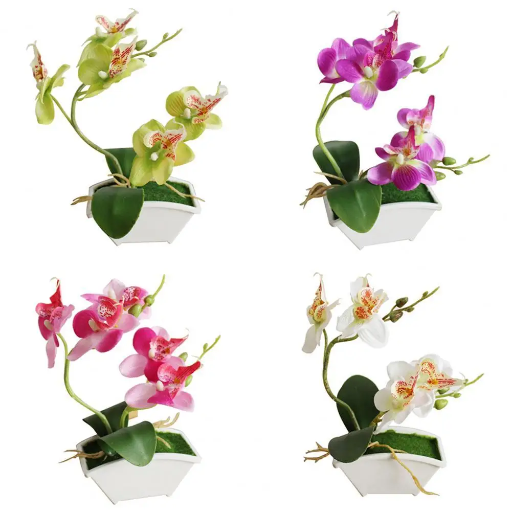 Simulation Flower Unfading Home Decoration Plastic DIY Artificial Butterfly Orchid Flower for Wedding Office Table Decoration
Simulation Flower Unfading Home Decoration Plastic DIY Artificial Butterfly Orchid Flower for Wedding Office Table Decoration