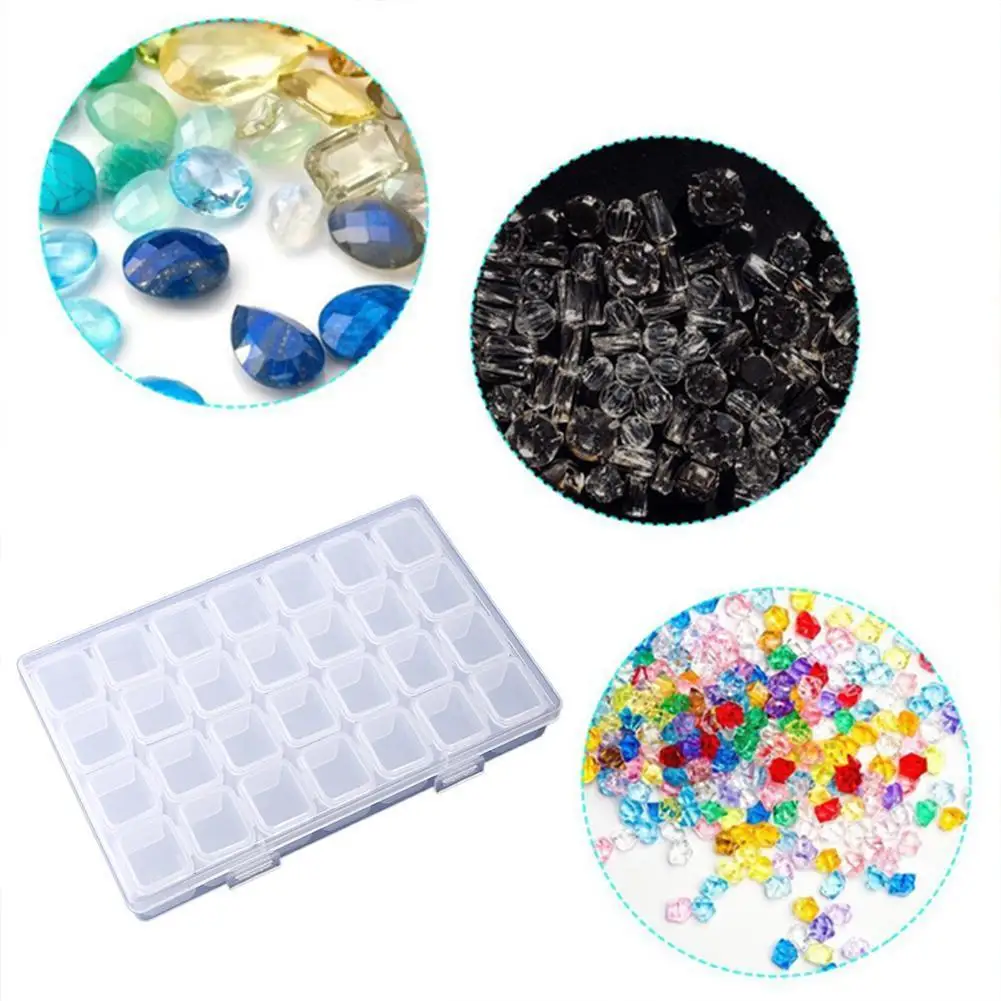 Diy Craft Painting 28 Grid Beauty Tools Adjustable Storage Diamond Box Accessories Embroidery Storage Box Diamond Box Z3U1
Diy Craft Painting 28 Grid Beauty Tools Adjustable Storage Diamond Box Accessories Embroidery Storage Box Diamond Box Z3U1