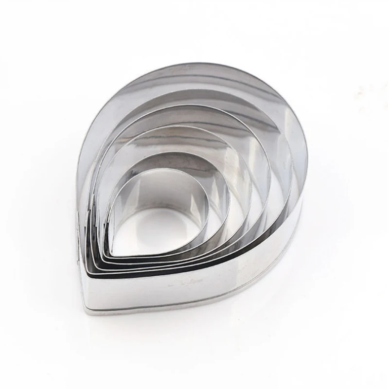 6Pcs Cake Fondant Mould Baking Accessories Craft Stainless Steel Rose Petal Shape Cutting Mold Kitchen Supplies
6Pcs Cake Fondant Mould Baking Accessories Craft Stainless Steel Rose Petal Shape Cutting Mold Kitchen Supplies