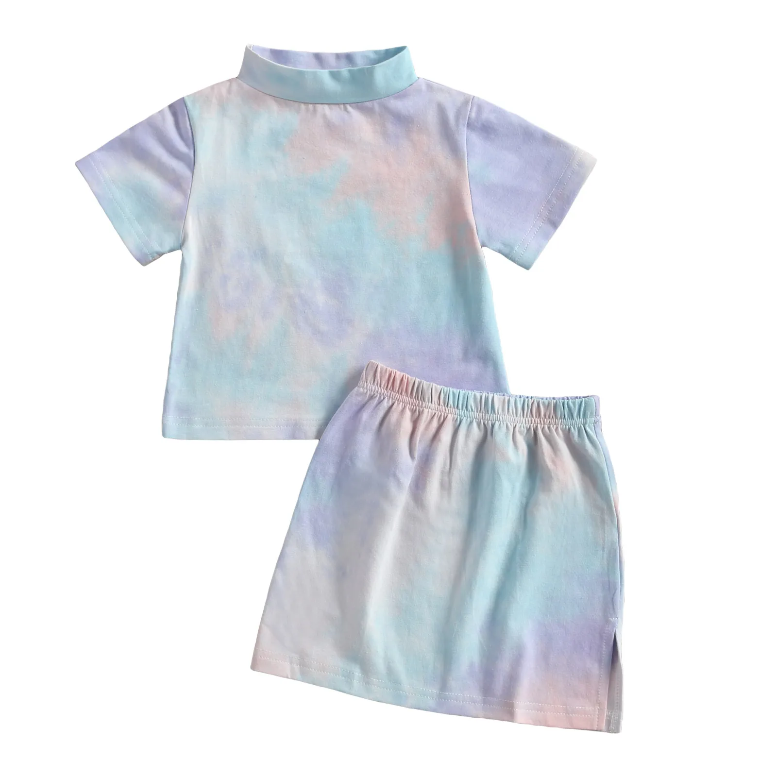 Kids Girls Fashion 2-piece Outfit Set Short Sleeve Tie-dye T-shirt+Skirt Set for Children Baby Girls
Kids Girls Fashion 2-piece Outfit Set Short Sleeve Tie-dye T-shirt+Skirt Set for Children Baby Girls