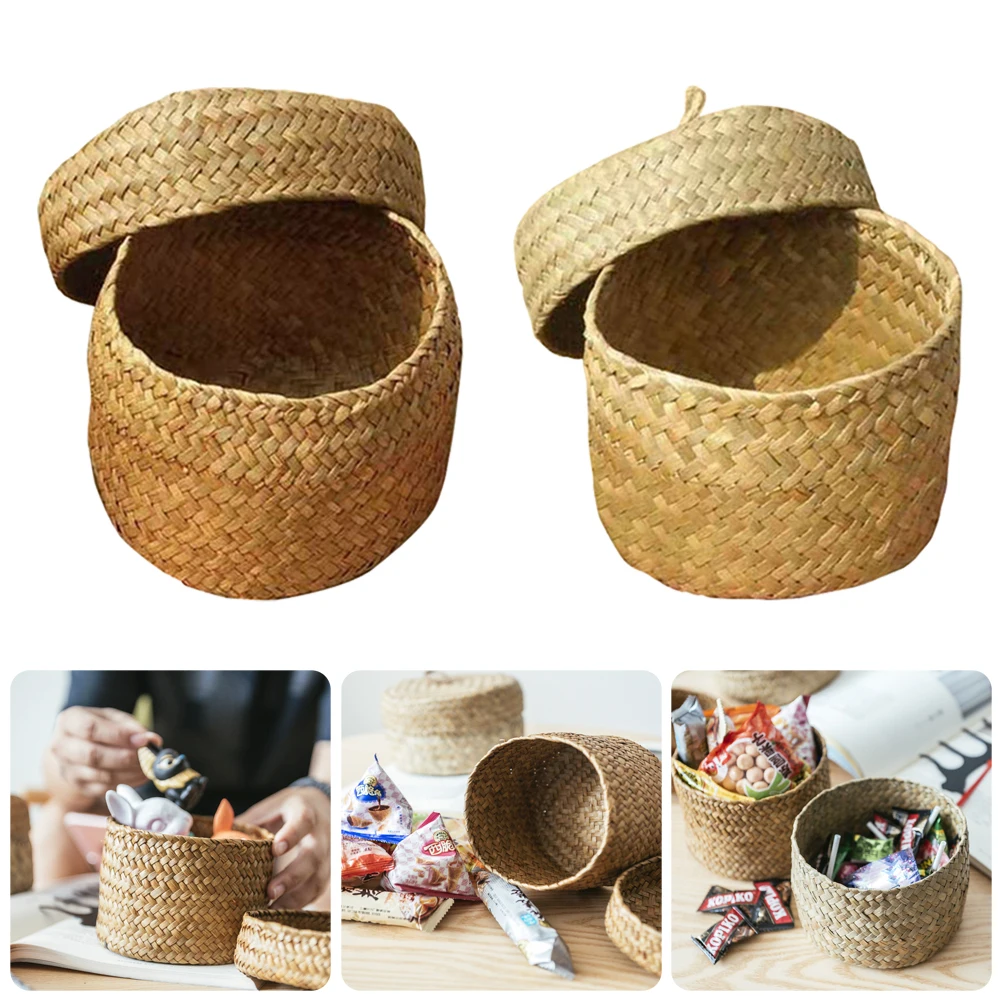 Rattan Storage Basket Handmade Wicker Snack Basket with Lid Garden Flower Pot Storage for Home Organization
Rattan Storage Basket Handmade Wicker Snack Basket with Lid Garden Flower Pot Storage for Home Organization