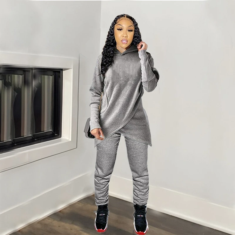 ZOOEFFBB Sexy Hoodie Irregular Two Piece Outfits Long Sleeve Top and Stacked Sweatpants Lounge Wear Matching Sets Winter Clothes
ZOOEFFBB Sexy Hoodie Irregular Two Piece Outfits Long Sleeve Top and Stacked Sweatpants Lounge Wear Matching Sets Winter Clothes