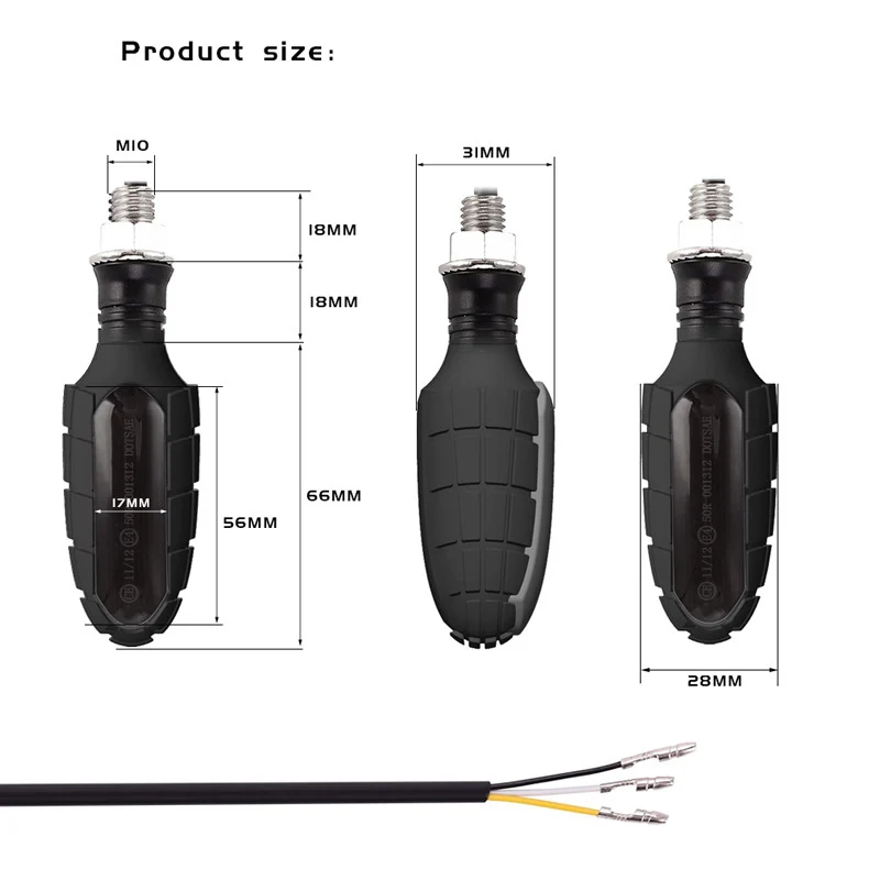 4 Pcs Universal Motorcycle LED Turn Signal Lights 12V Indicators Amber Blinker Light Flasher Lighting 16 LED Amber Light
4 Pcs Universal Motorcycle LED Turn Signal Lights 12V Indicators Amber Blinker Light Flasher Lighting 16 LED Amber Light