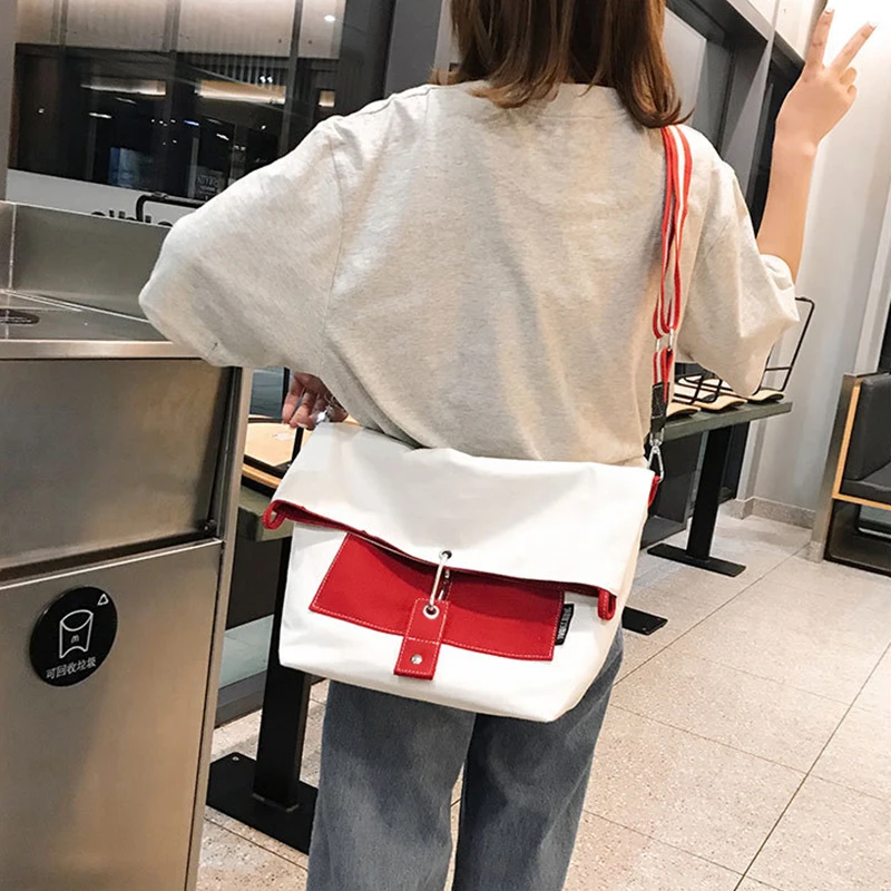 Casual Women Outdoor Handbag Pure Color Canvas Shoulder Bags Large Capacity Handbags Student Bucket Book Bags
Casual Women Outdoor Handbag Pure Color Canvas Shoulder Bags Large Capacity Handbags Student Bucket Book Bags