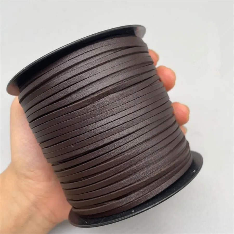 3MM Brown Macrame Braided Faux Suede Cord Leather Lace for DIY Handmade Beading Bracelet Jewelry Making Flat String
3MM Brown Macrame Braided Faux Suede Cord Leather Lace for DIY Handmade Beading Bracelet Jewelry Making Flat String