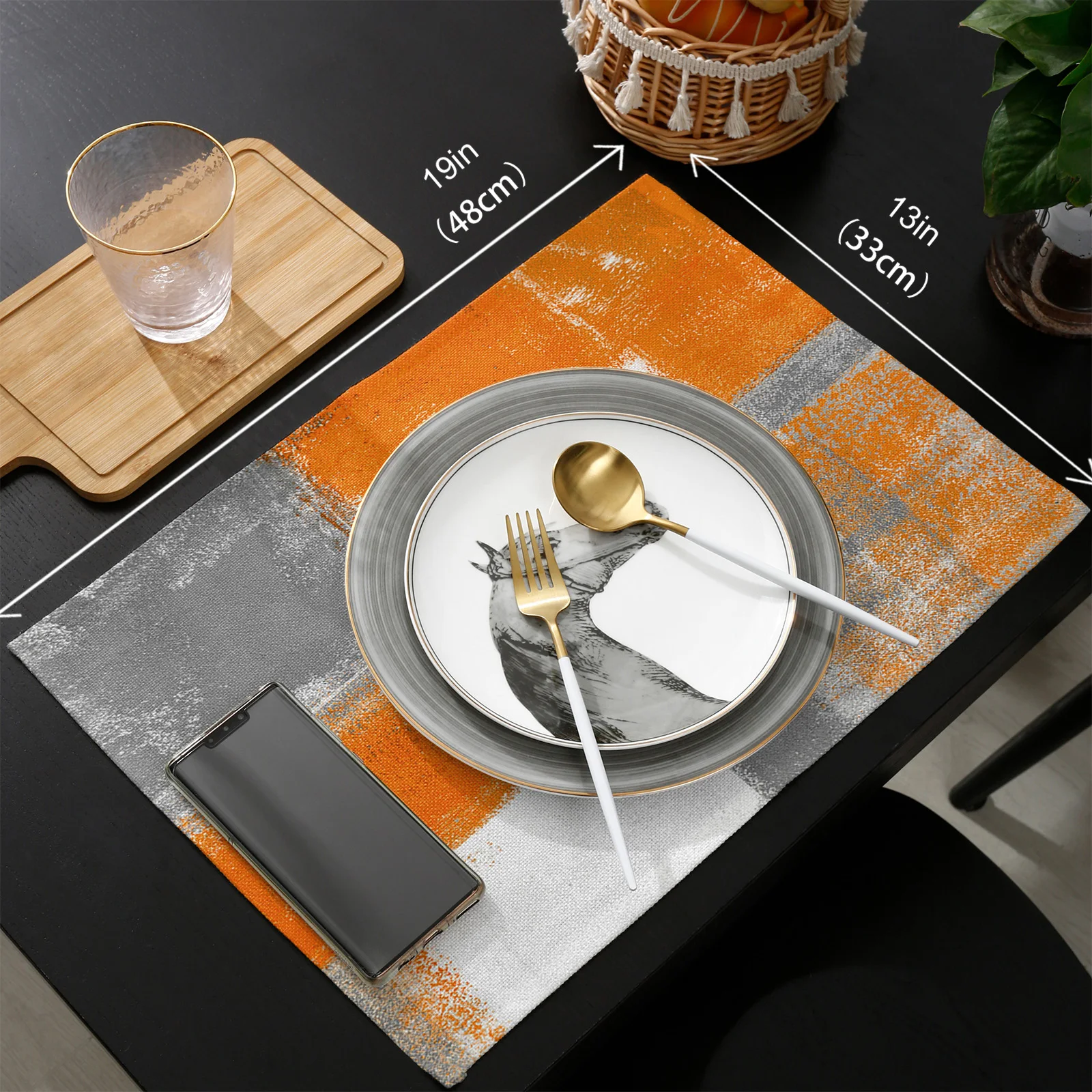 Oil Painting Abstract Geometric Orange Table Runner Set Wedding Table Decoration Home Kitchen Dining Table Decor Placemats
Oil Painting Abstract Geometric Orange Table Runner Set Wedding Table Decoration Home Kitchen Dining Table Decor Placemats