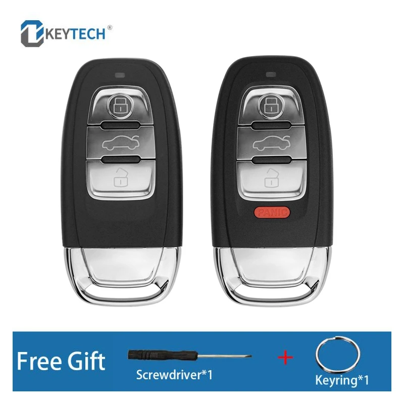 OkeyTech 3/4 Buttons Replacement Remote Control Car Key Shell Cover For Audi A4L A6L Q5 A5 754C / 754G With Key Uncut Blade FOB
OkeyTech 3/4 Buttons Replacement Remote Control Car Key Shell Cover For Audi A4L A6L Q5 A5 754C / 754G With Key Uncut Blade FOB